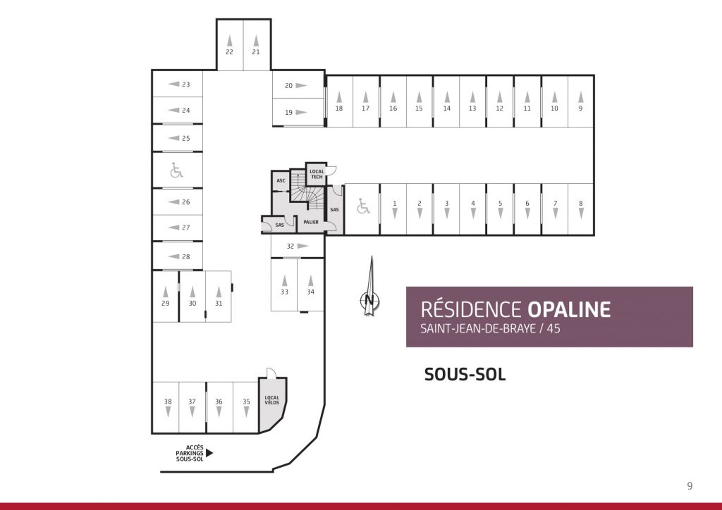 residence Opaline sous sol