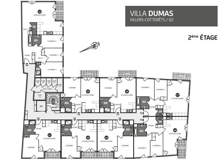 2eme etage- villa duma